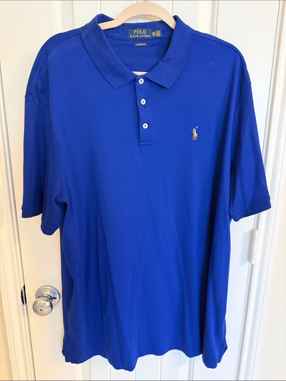 Polo by Ralph Lauren Bright Blue Short-Sleeve Polo Shirt XXL
